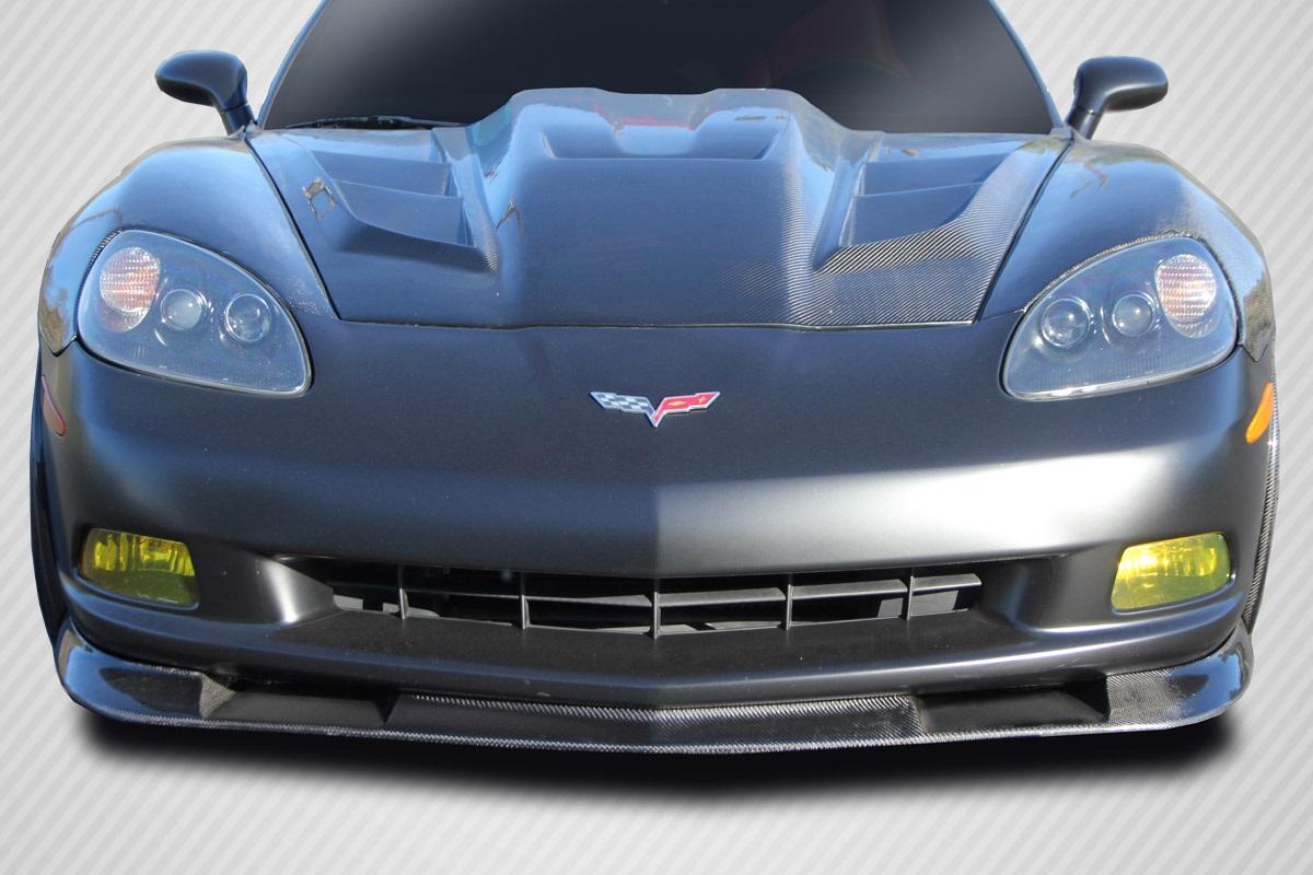 2005-2013 Chevrolet Corvette Carbon Creations ZR Carbon Fiber Front Lip - Image 1