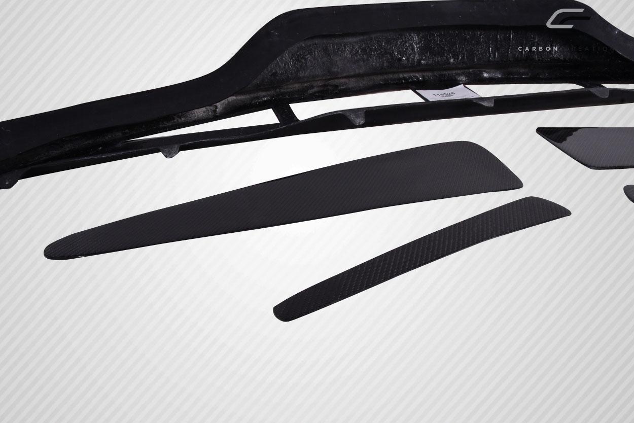 1999-2004 Ferrari 360 Modena Carbon Creations Eros Version 2 Carbon Fiber Front Lip - Image 6