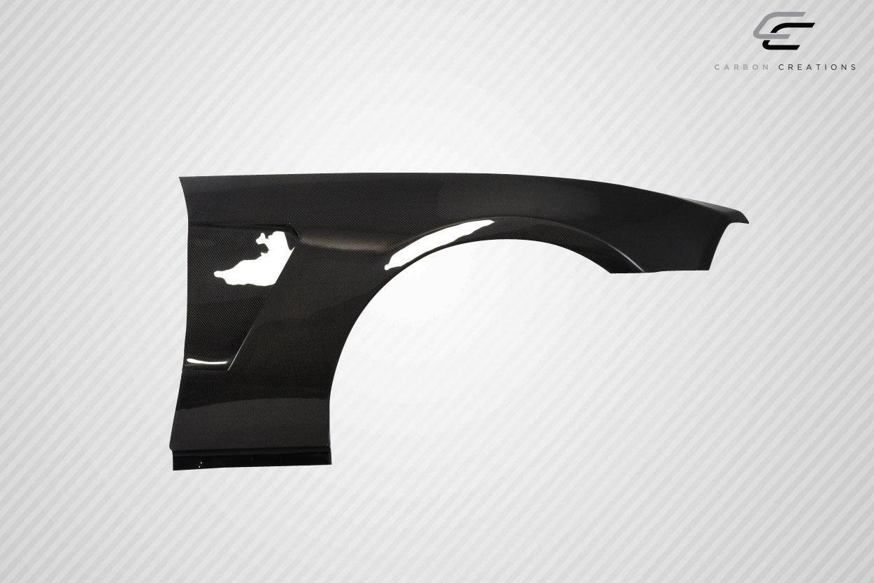 2010-2014 Ford Mustang Carbon Creations GT350 V2 Look Carbon Fiber Fender - Image 2