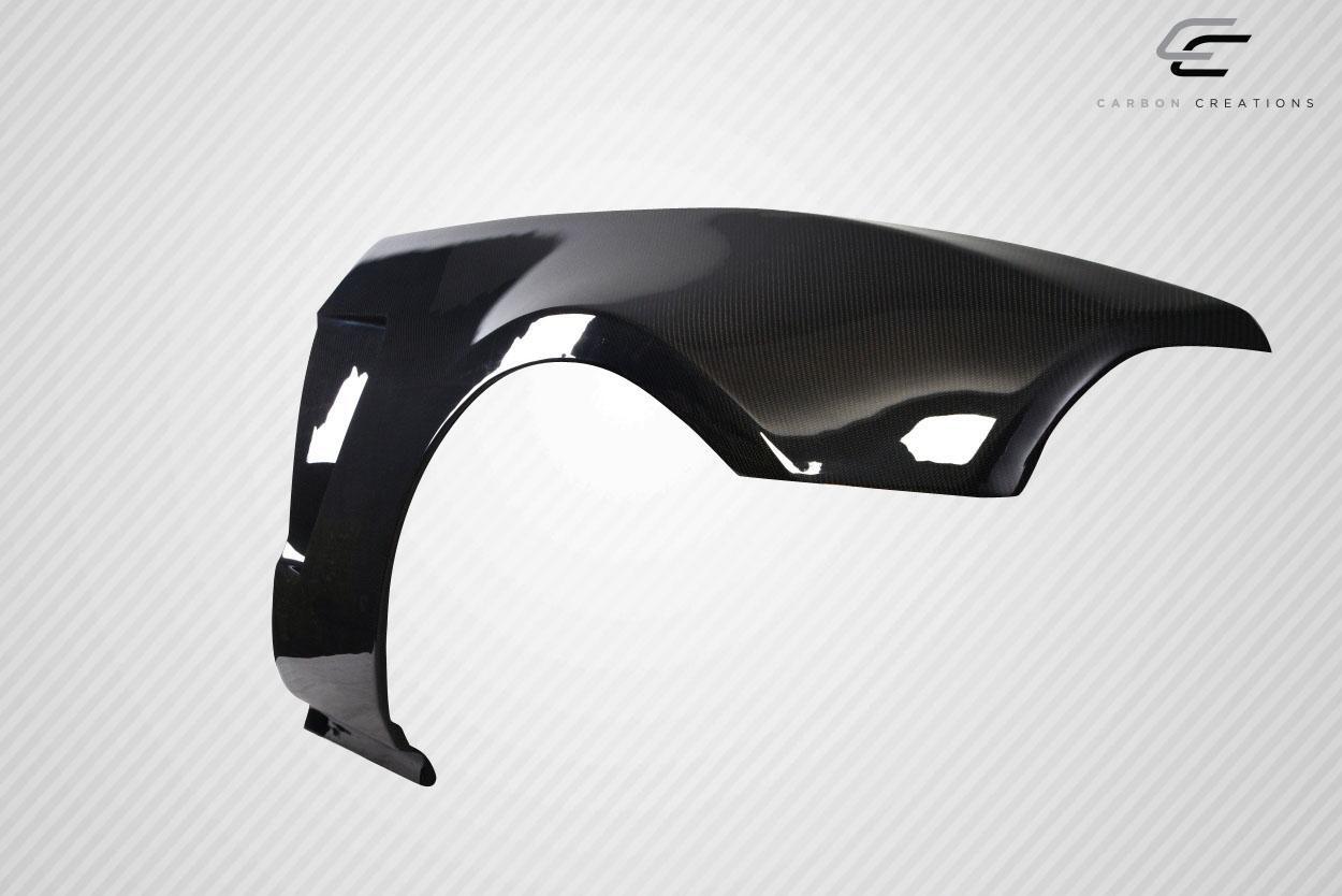 2010-2014 Ford Mustang Carbon Creations GT350 V2 Look Carbon Fiber Fender - Image 4