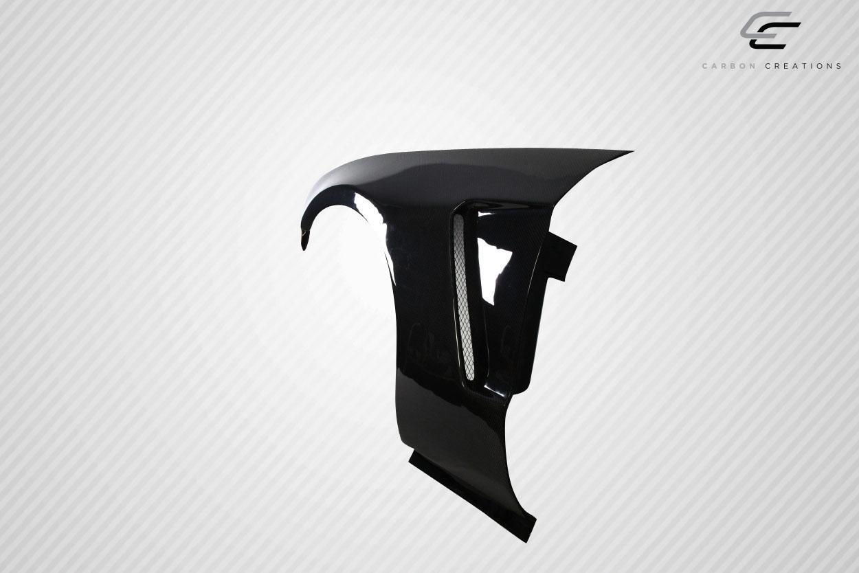2010-2014 Ford Mustang Carbon Creations GT350 V2 Look Carbon Fiber Fender - Image 6