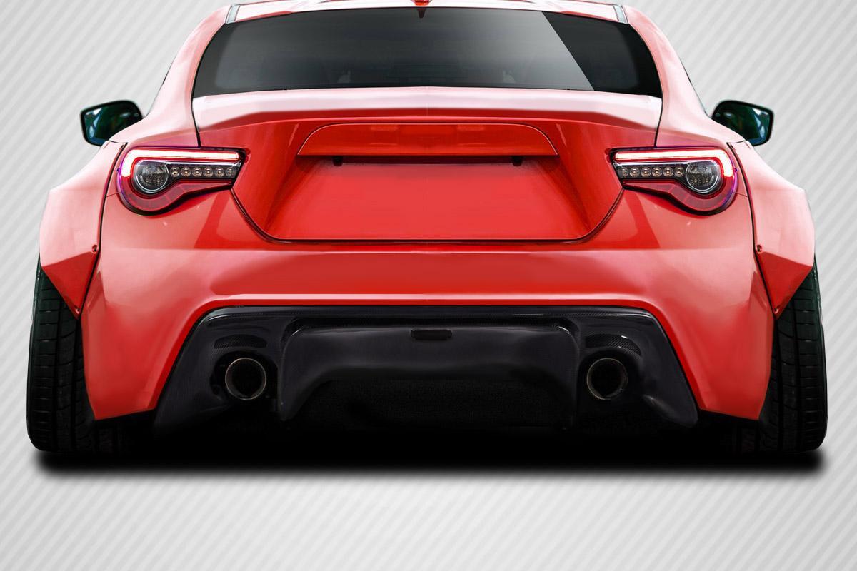 2013-2020 Scion FRS Carbon Creations GT500 V3 Carbon Fiber Rear Lip - Image 1