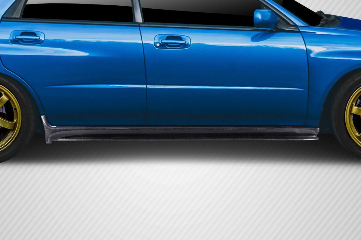 2002-2007 Subaru Impreza Carbon Creations VRS Carbon Fiber Side Skirts - Image 1