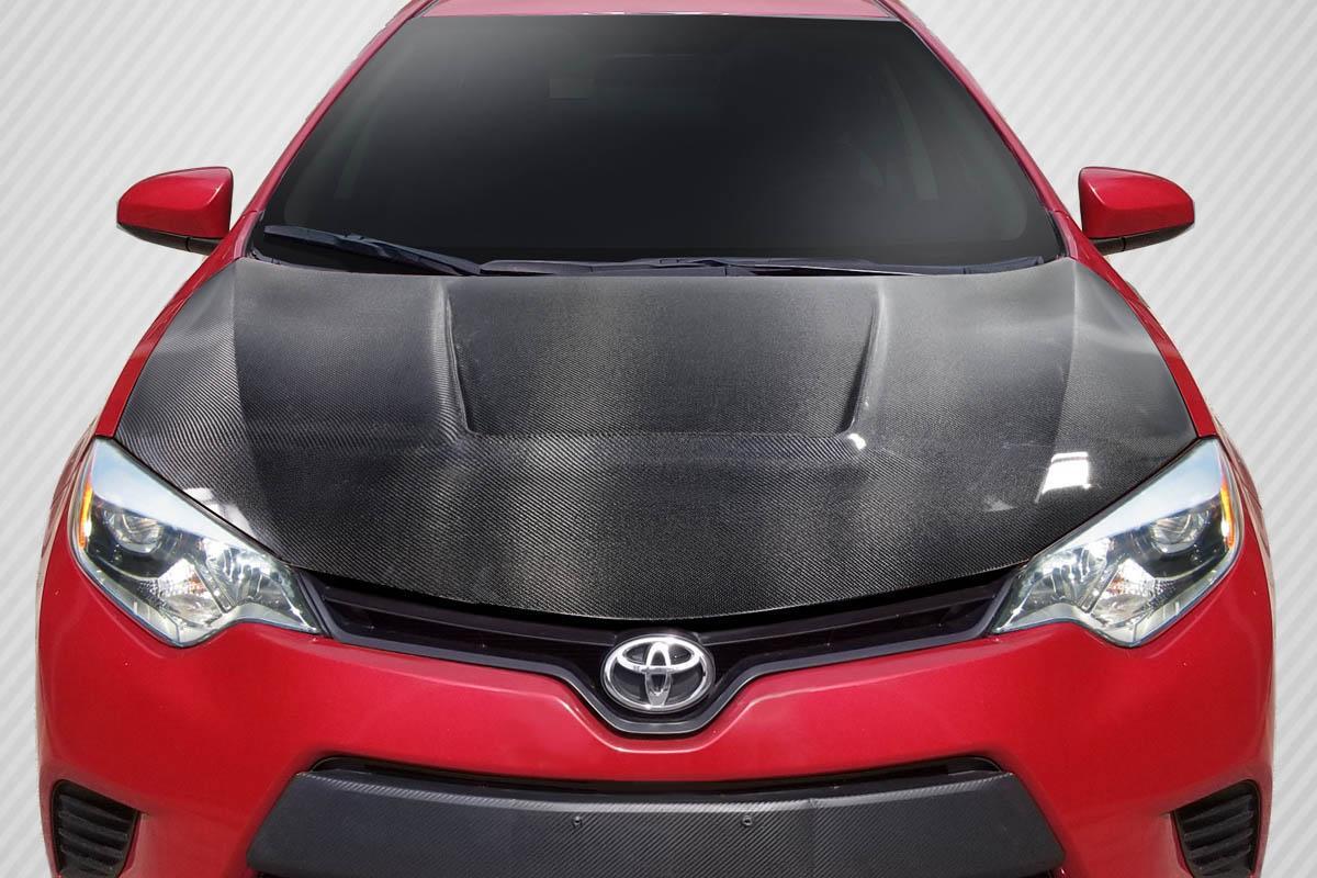 2014-2016 Toyota Corolla Carbon Creations Circuit Carbon Fiber Hood - Image 1