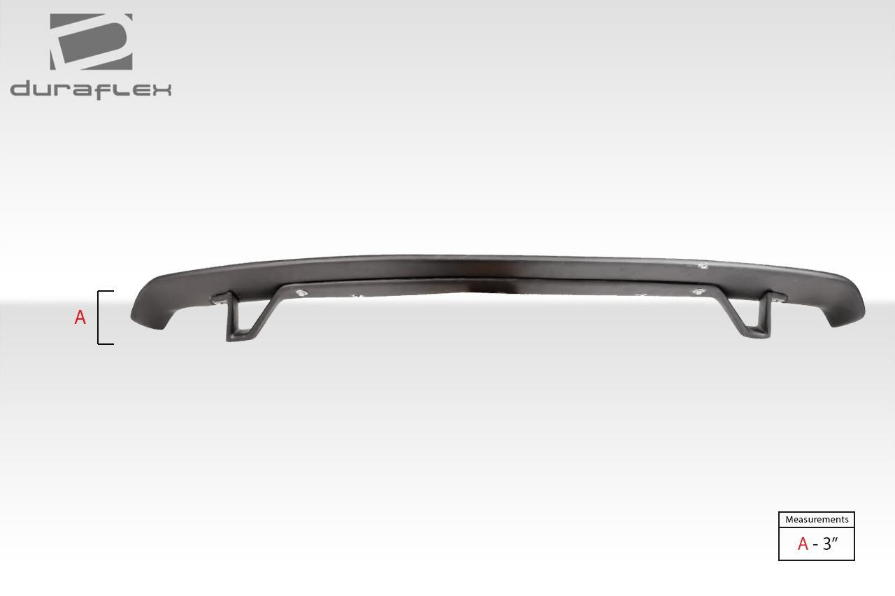 Universal Duraflex Tri Force Rear Wing Spoiler - 1 Piece - Image 3