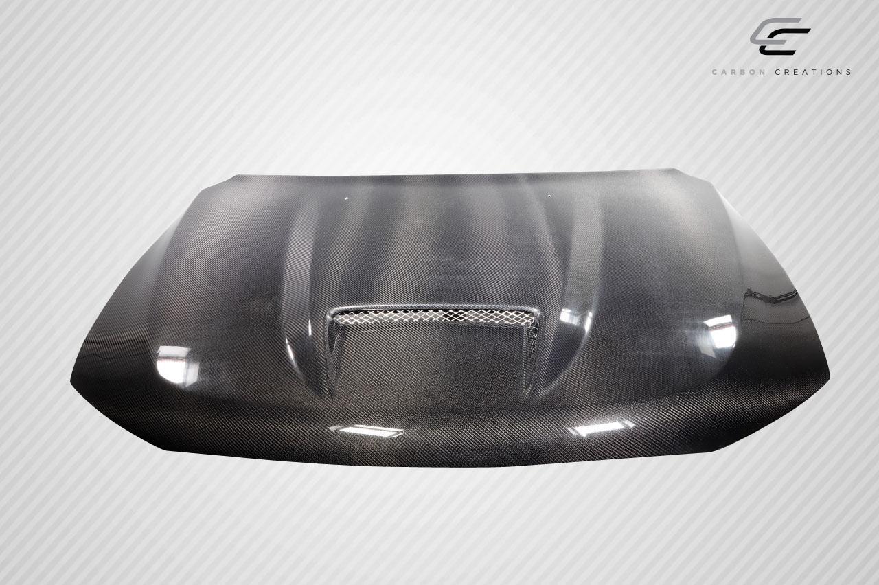 2011-2023 Dodge Durango Carbon Creations SRT Look Carbon Fiber Hood - Image 3