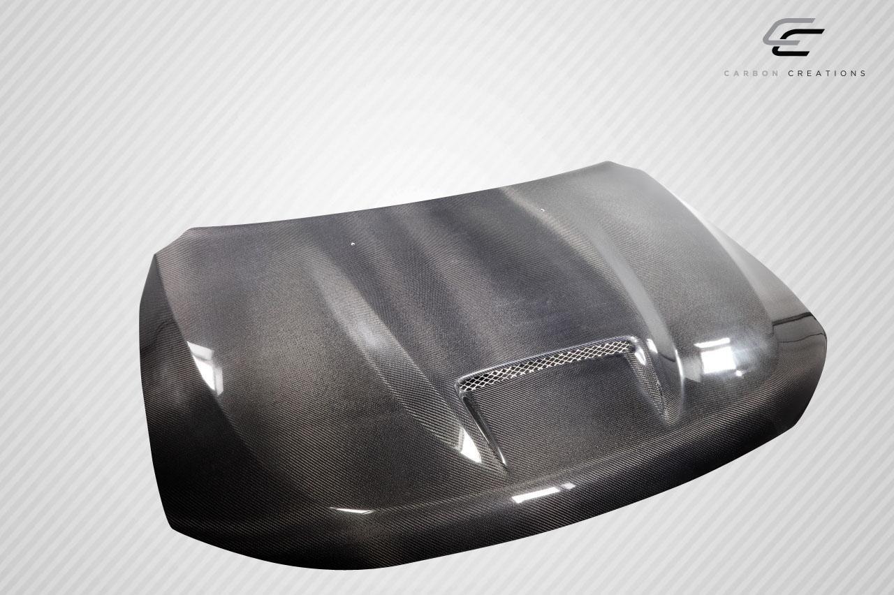 2011-2023 Dodge Durango Carbon Creations SRT Look Carbon Fiber Hood - Image 4