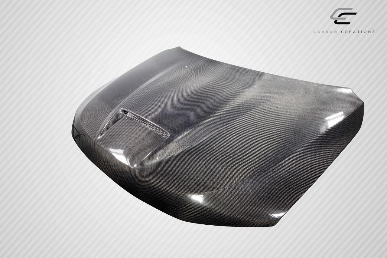 2011-2023 Dodge Durango Carbon Creations SRT Look Carbon Fiber Hood - Image 5