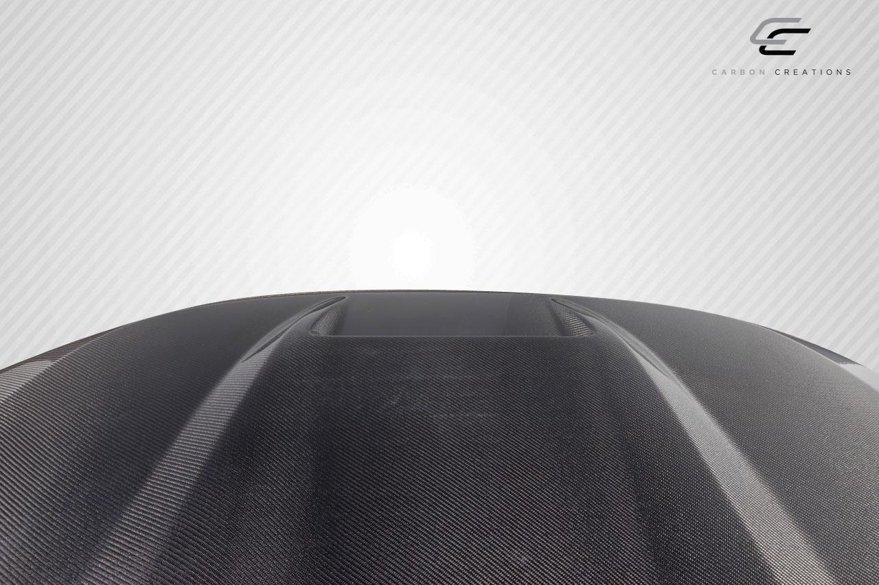 2011-2023 Dodge Durango Carbon Creations SRT Look Carbon Fiber Hood - Image 8