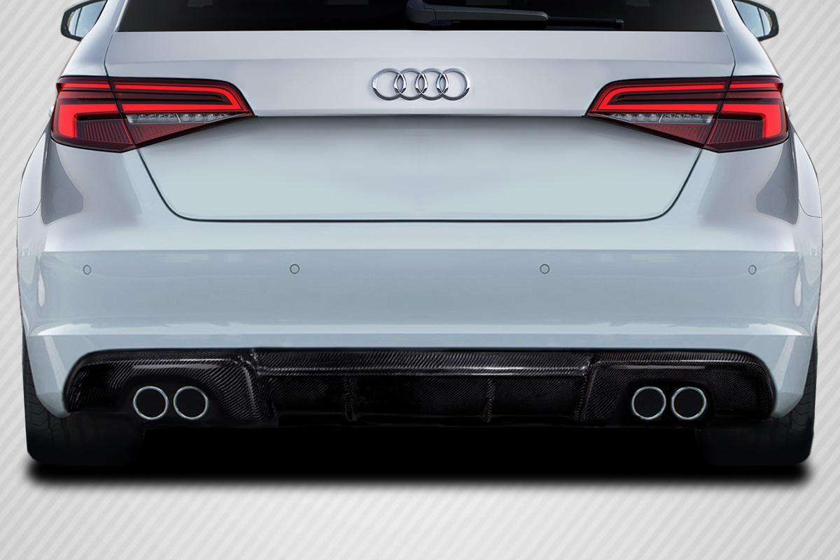 2013-2016 Audi A3 Carbon Creations RS3 Look Carbon Fiber Rear Lip - Image 1