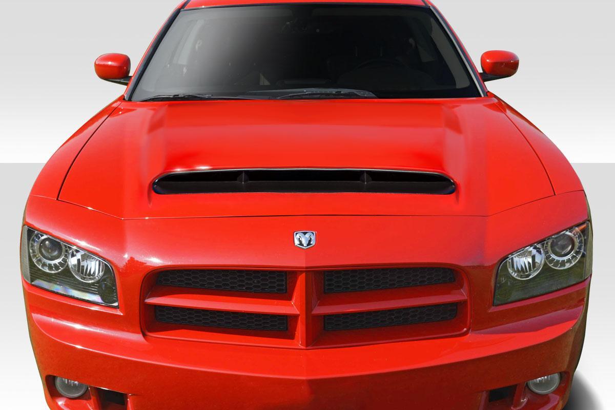 2006-2010 Dodge Charger Duraflex Demon Look Hood - Image 1