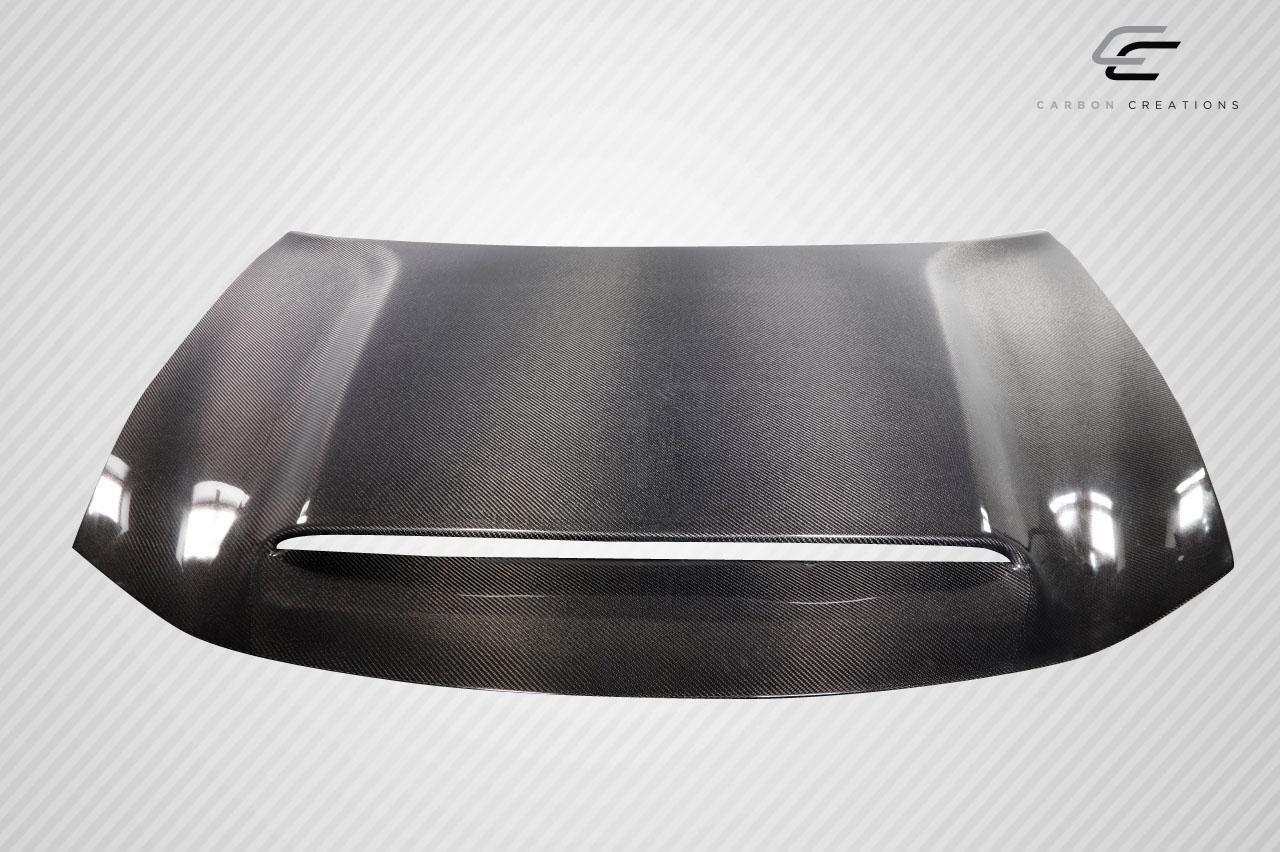 2015-2023 Dodge Charger Carbon Creations Demon Look Carbon Fiber Hood - Image 7