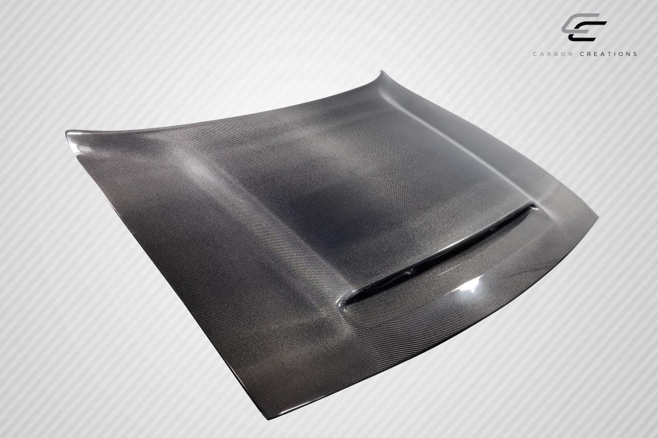 2008-2023 Dodge Challenger Carbon Creations Demon Look Carbon Fiber Hood - Image 6