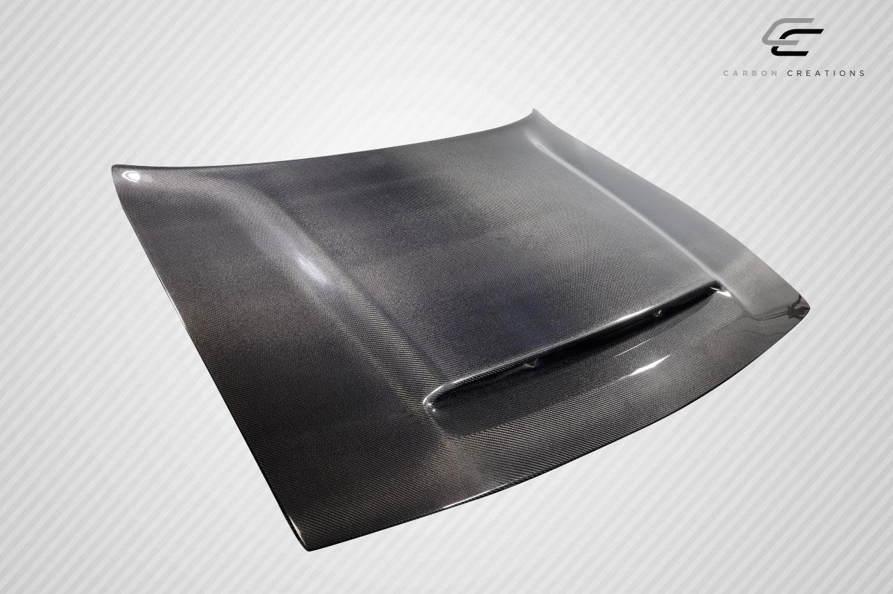 2008-2023 Dodge Challenger Carbon Creations Demon Look Carbon Fiber Hood - Image 7