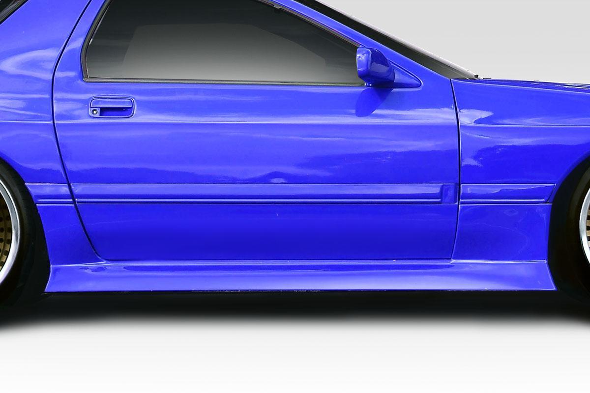 1986-1991 Mazda RX7 Duraflex Vanish Side Skirts - Image 1