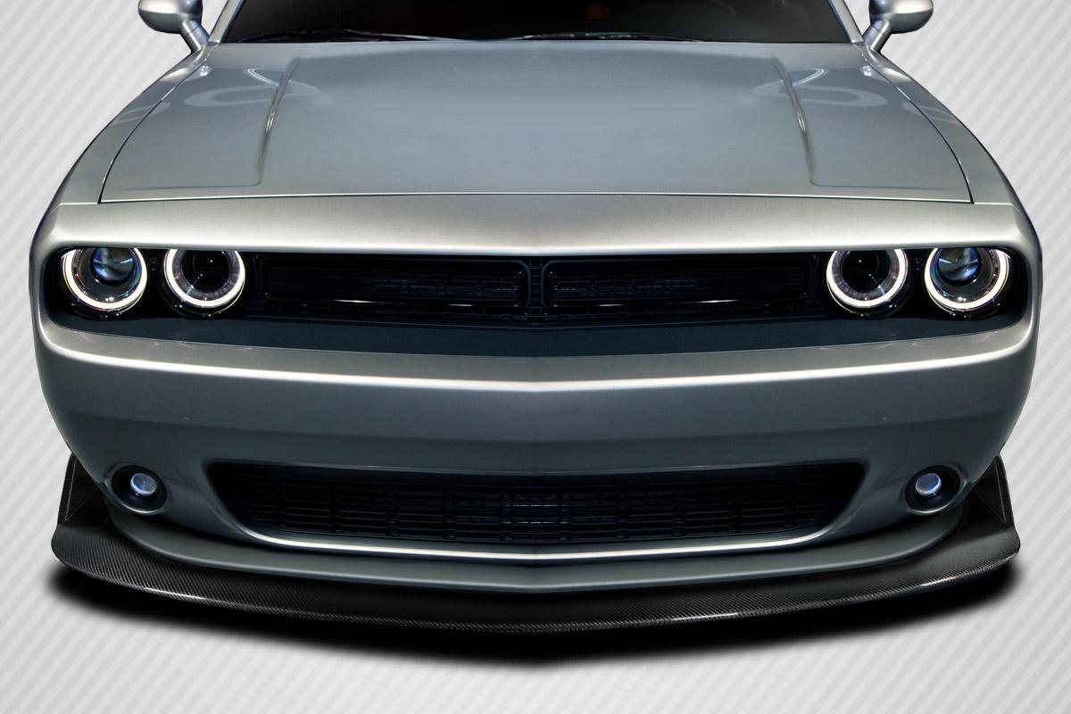 2015-2023 Dodge Challenger Carbon Creations Street Xtreme Carbon Fiber Front Lip - Image 1