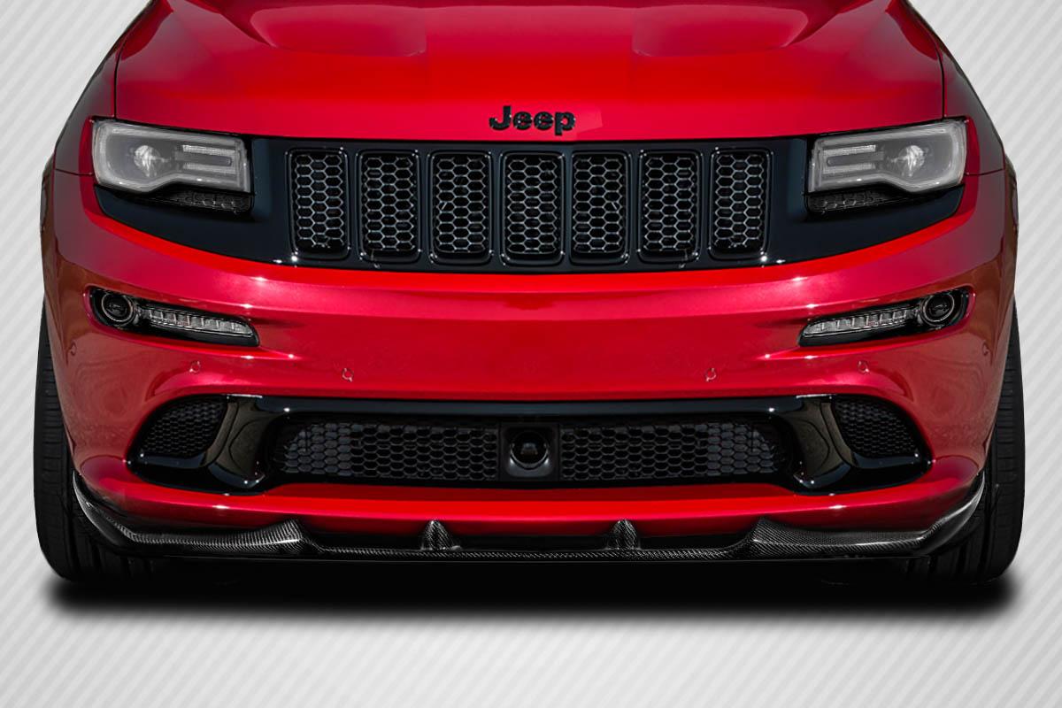2012-2016 Jeep Grand Cherokee Carbon Creations Trackmaster Carbon Fiber Front Lip - Image 1