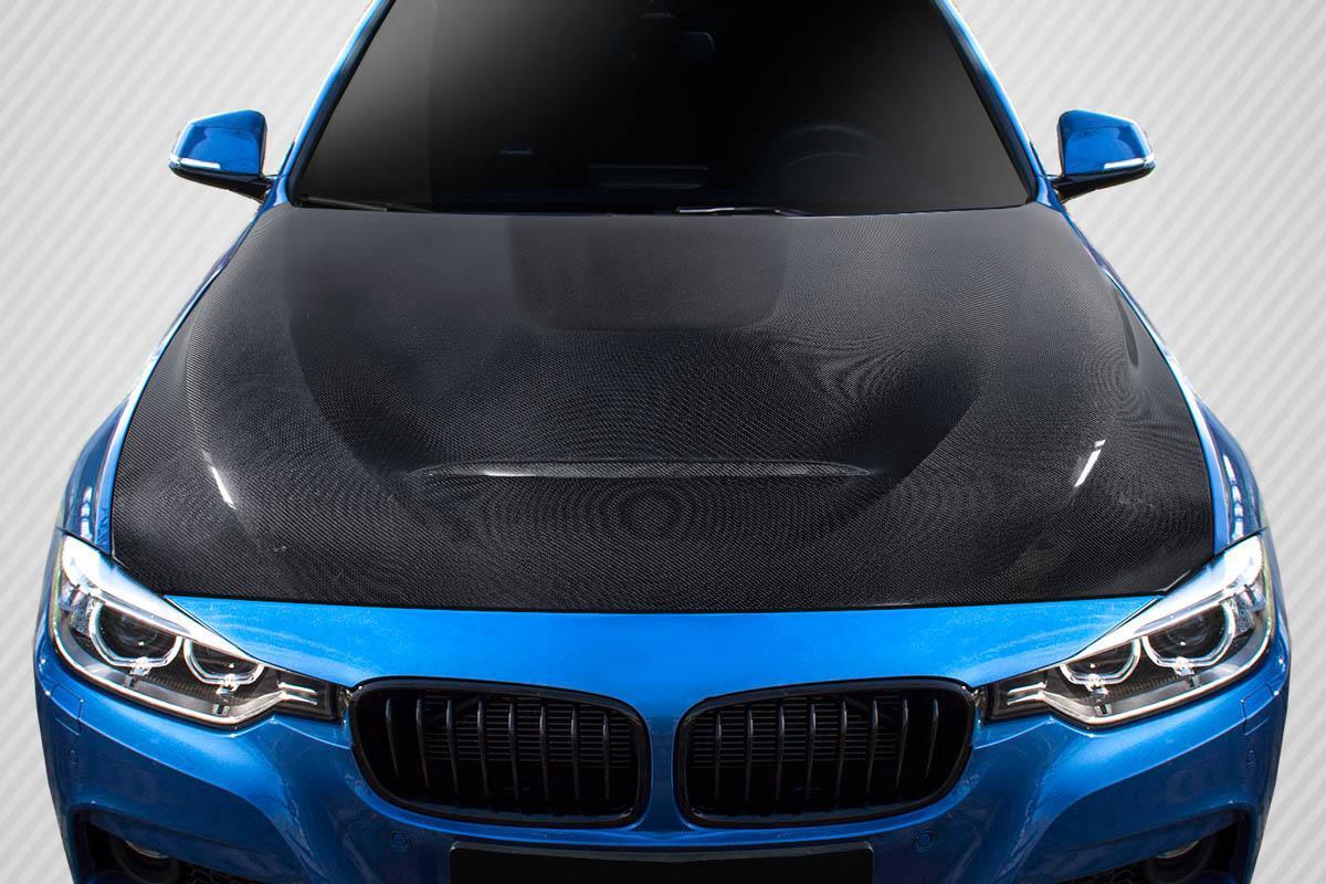 2012-2018 BMW 3 Series Carbon Creations GTS Look Carbon Fiber Hood - Image 1