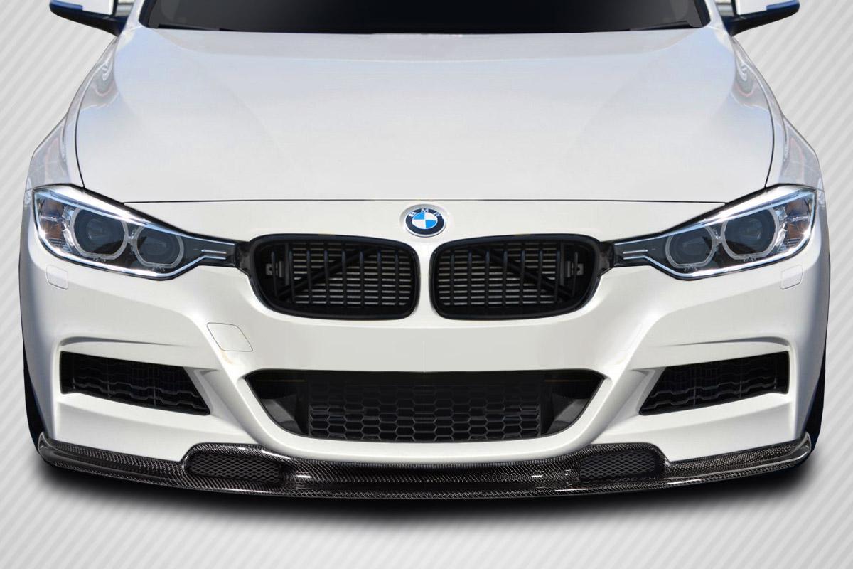 2012-2018 BMW 3 Series Carbon Creations V1 Carbon Fiber Front Lip - Image 1