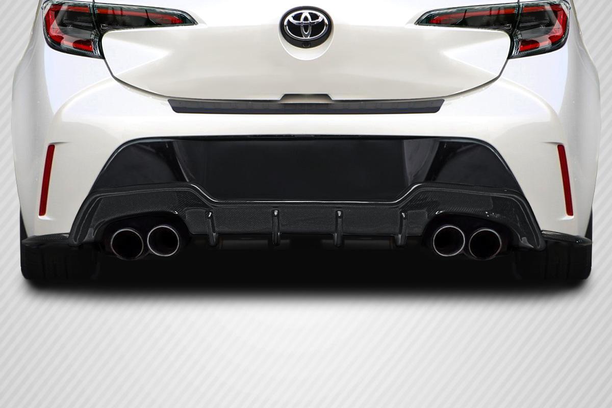 2019-2023 Toyota Corolla Carbon Creations A Spec Carbon Fiber Rear Lip - Image 1