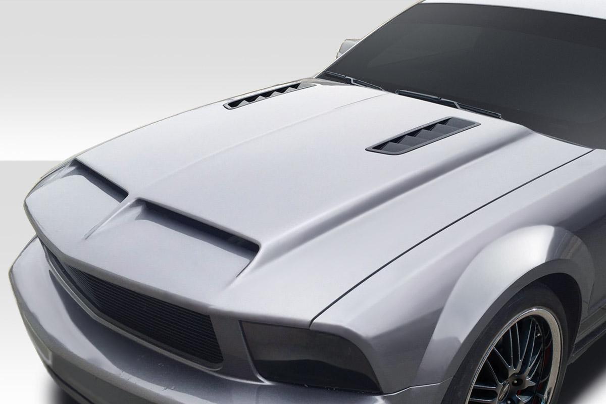 2005-2009 Ford Mustang Duraflex GT500 V3 Hood - Image 2