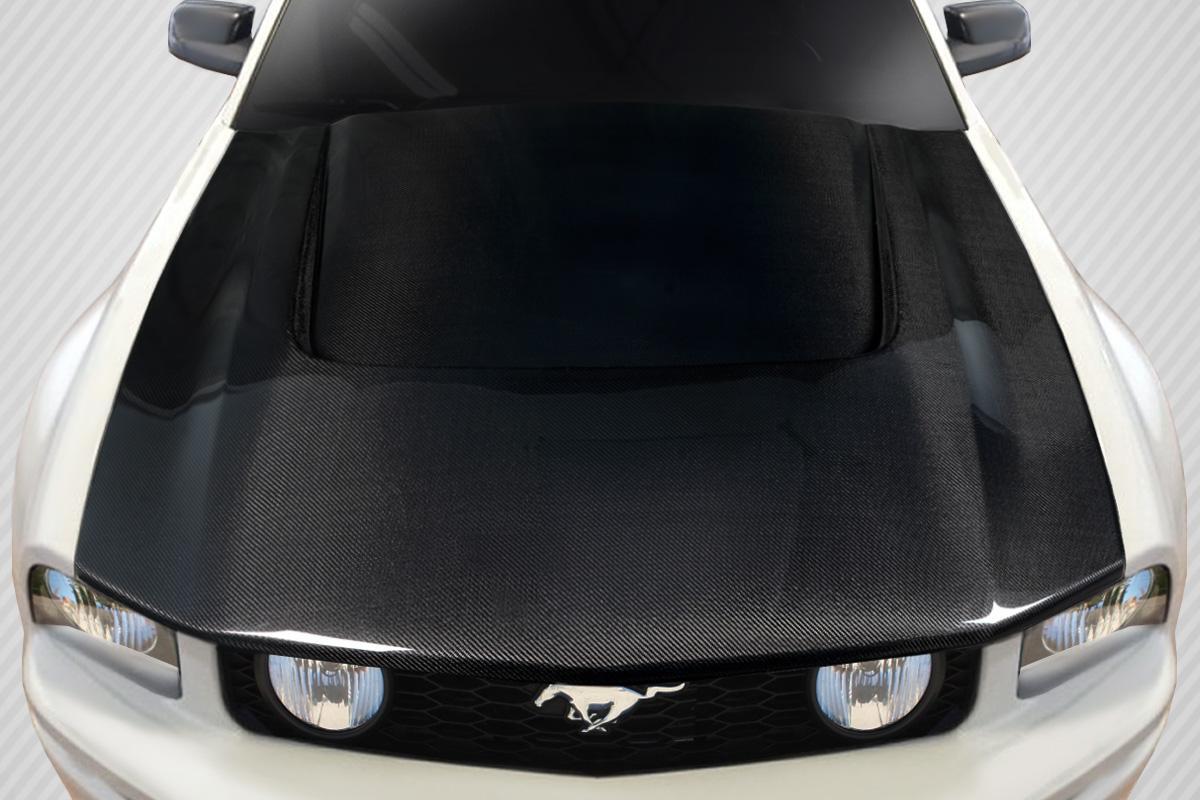 2005-2009 Ford Mustang Carbon Creations GTH Carbon Fiber Hood - Image 1