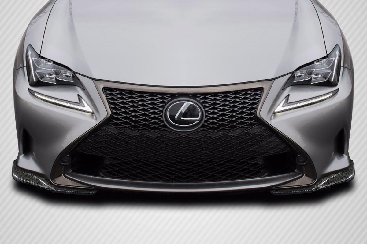 2014-2018 Lexus RC Carbon Creations EBS Carbon Fiber Front Lip - Image 1