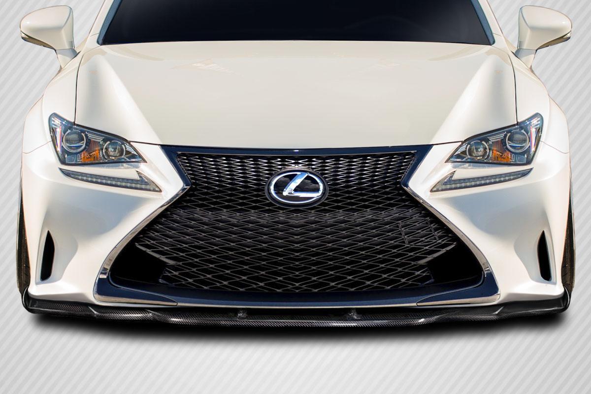 2014-2018 Lexus RC Carbon Creations AG Design Carbon Fiber Front Lip - Image 1