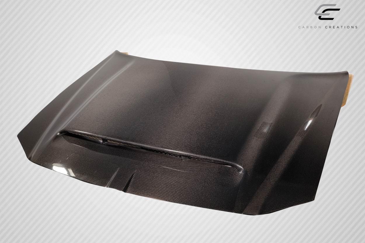 2005-2007 Dodge Magnum Carbon Creations Demon Look Carbon Fiber Hood - Image 3