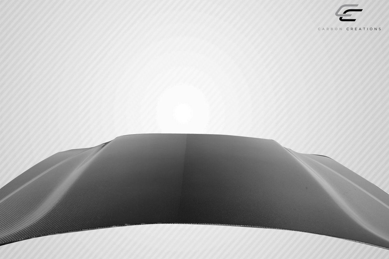 2005-2007 Dodge Magnum Carbon Creations Demon Look Carbon Fiber Hood - Image 6