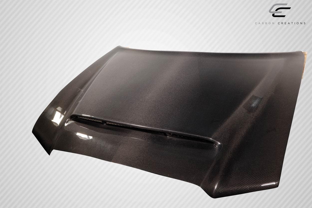 2011-2014 Dodge Charger Carbon Creations Demon Look Carbon Fiber Hood - Image 3