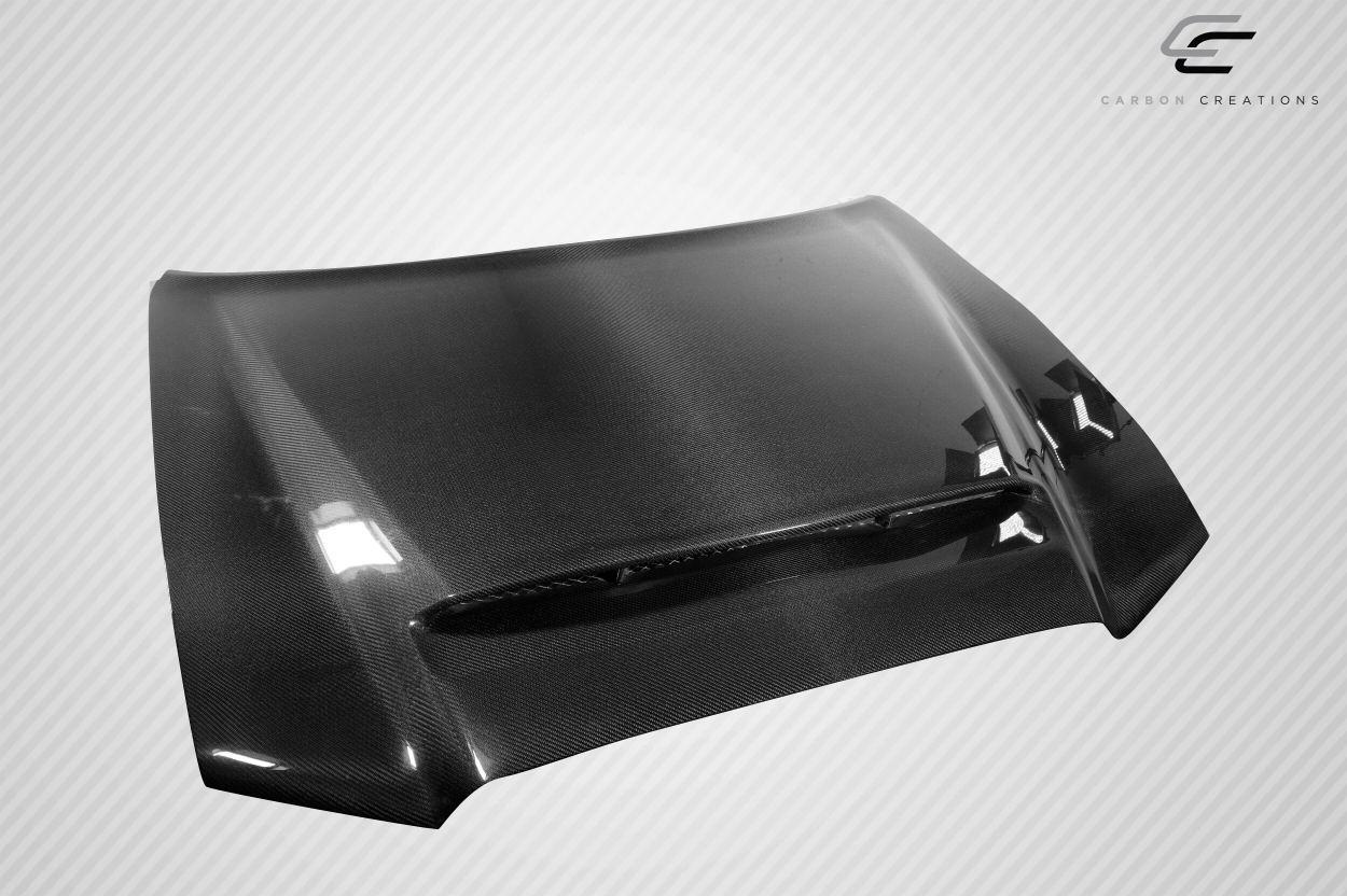 2011-2014 Dodge Charger Carbon Creations Demon Look Carbon Fiber Hood - Image 4
