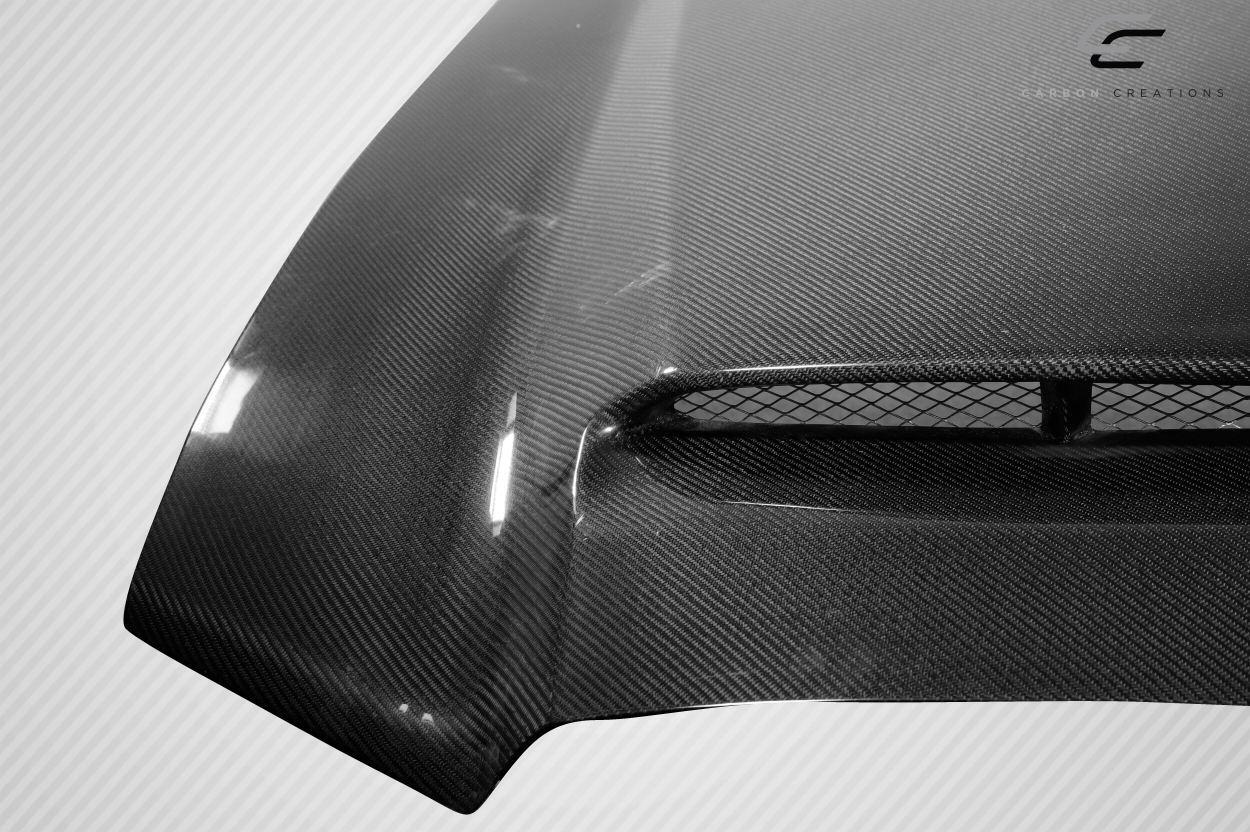 2011-2014 Dodge Charger Carbon Creations Demon Look Carbon Fiber Hood - Image 6