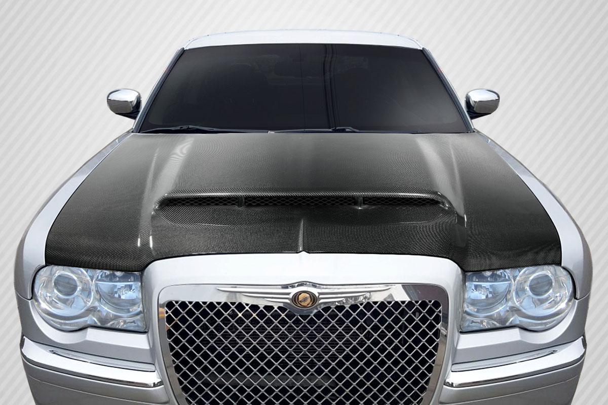 2005-2010 Chrysler 300 Carbon Creations Demon Look Carbon Fiber Hood - Image 1