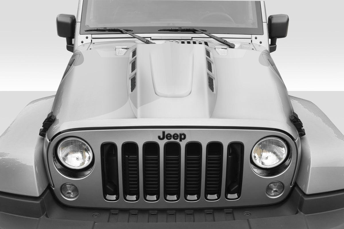 2007-2018 Jeep Wrangler Duraflex AVG Hood - Image 1