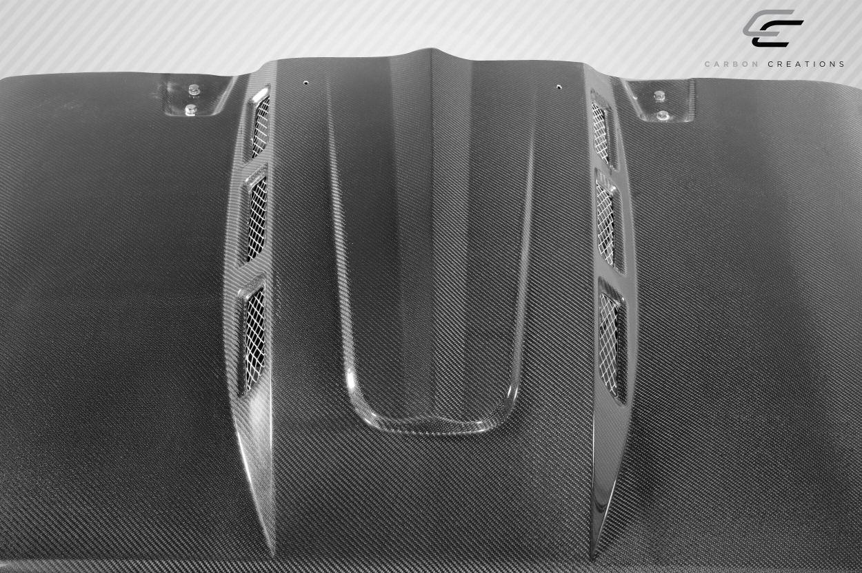 2007-2018 Jeep Wrangler Carbon Creations Avenger Carbon Fiber Hood - Image 4