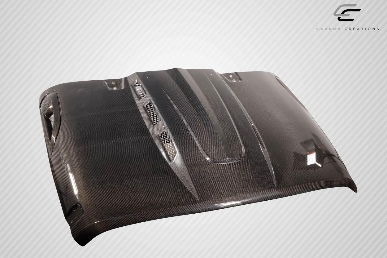 2007-2018 Jeep Wrangler Carbon Creations Avenger Carbon Fiber Hood - Image 6