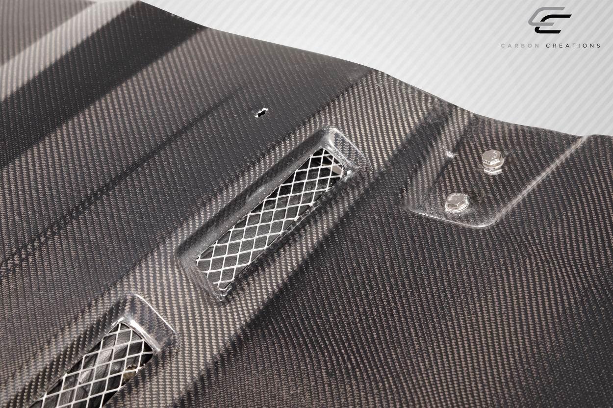 2007-2018 Jeep Wrangler Carbon Creations Avenger Carbon Fiber Hood - Image 7