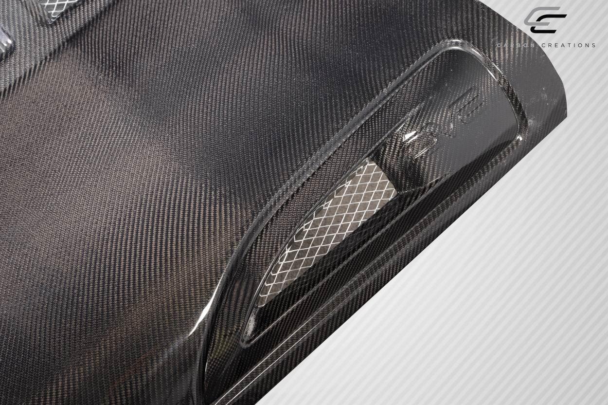2007-2018 Jeep Wrangler Carbon Creations Avenger Carbon Fiber Hood - Image 8