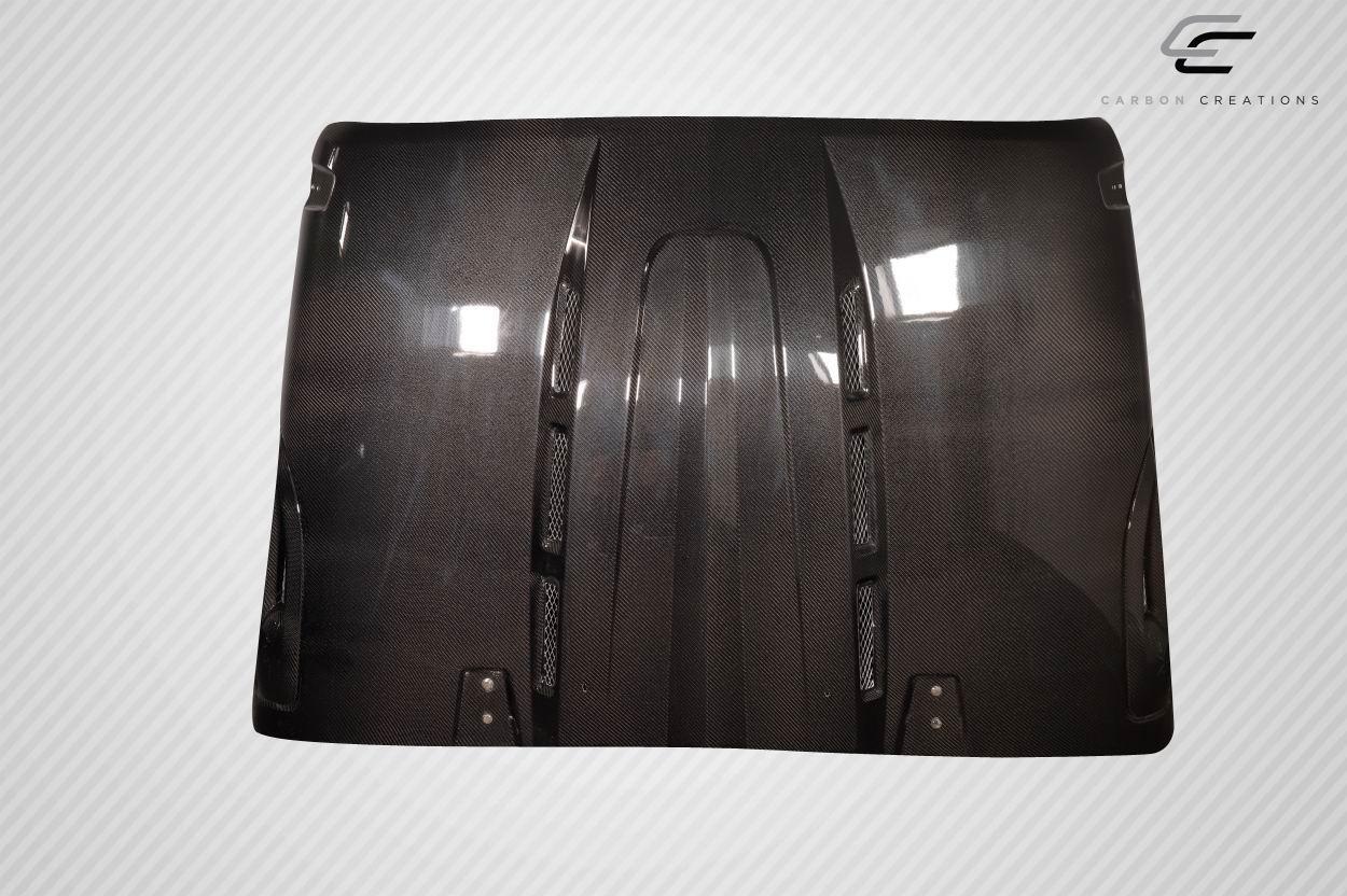 2007-2018 Jeep Wrangler Carbon Creations Avenger Carbon Fiber Hood - Image 9