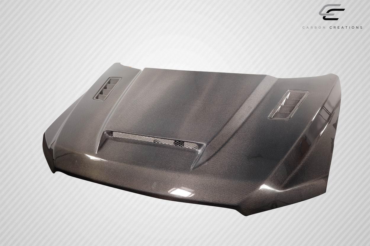2015-2020 Ford F150 Carbon Creations CVX Carbon Fiber Hood - Image 3