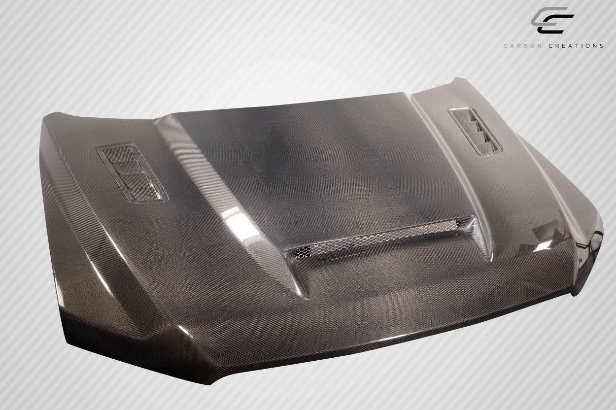 2015-2020 Ford F150 Carbon Creations CVX Carbon Fiber Hood - Image 4