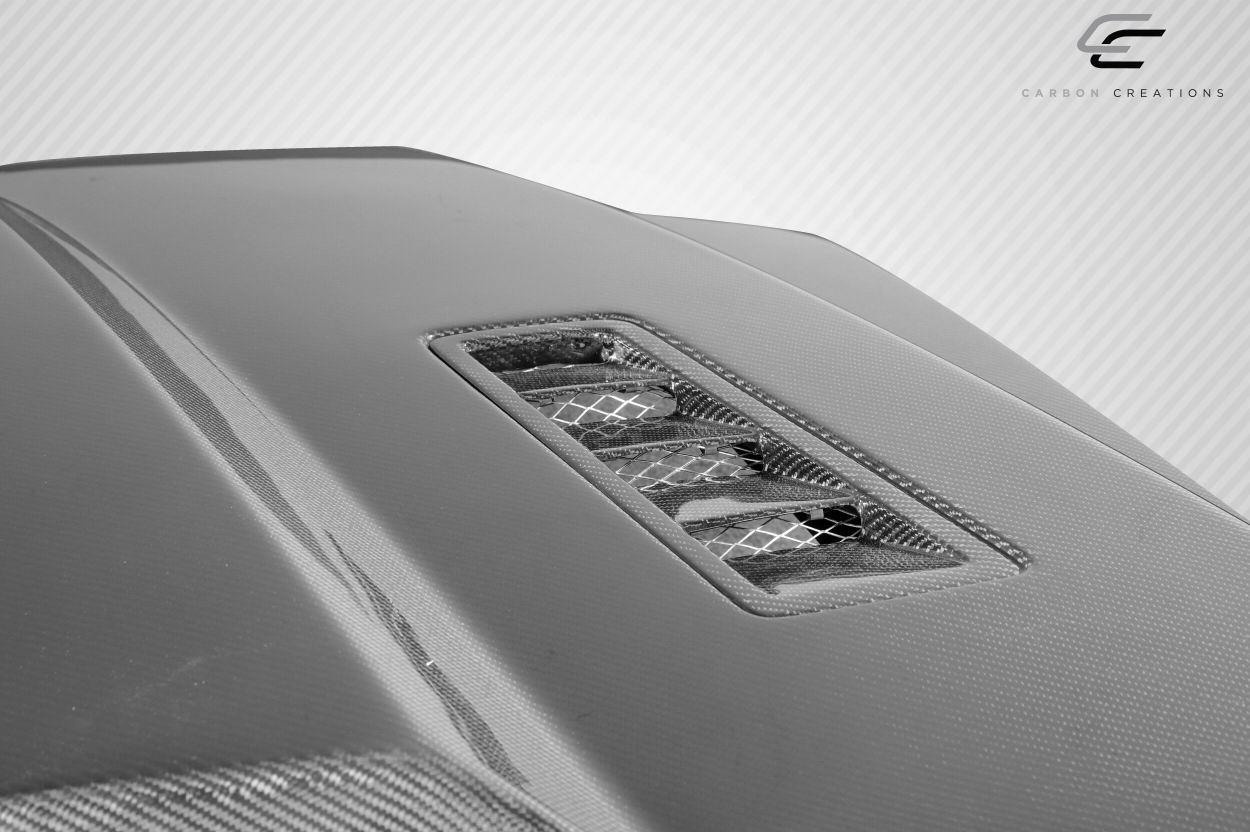 2015-2020 Ford F150 Carbon Creations CVX Carbon Fiber Hood - Image 6