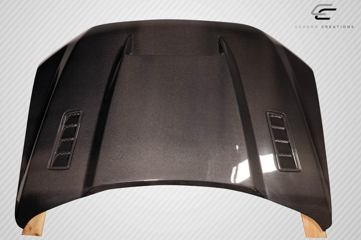 2015-2020 Ford F150 Carbon Creations CVX Carbon Fiber Hood - Image 8