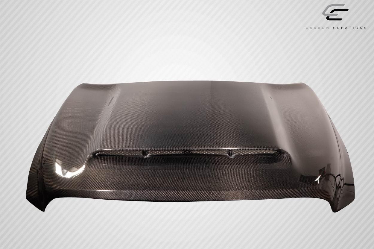 2009-2018 Dodge Ram Carbon Creations Demon Look Carbon Fiber Hood - Image 2