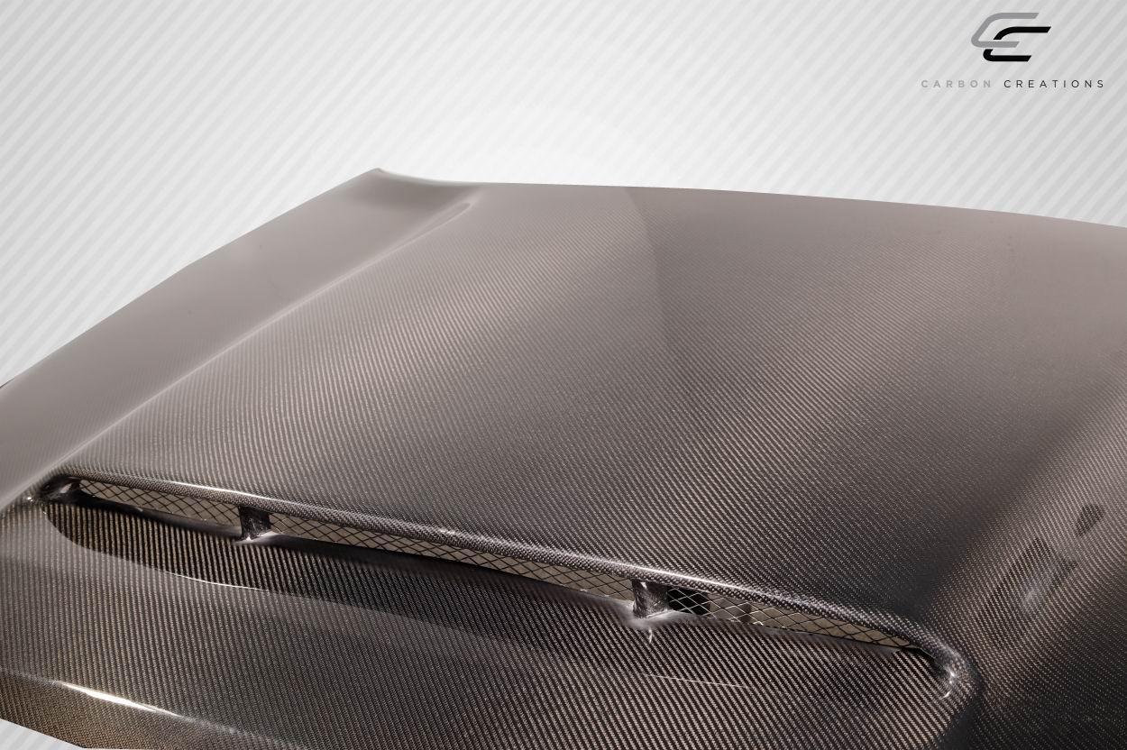 2009-2018 Dodge Ram Carbon Creations Demon Look Carbon Fiber Hood - Image 5