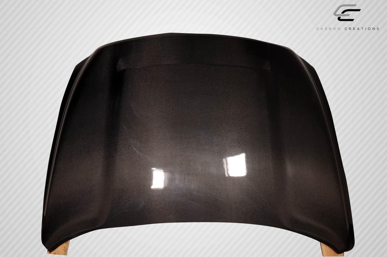 2009-2018 Dodge Ram Carbon Creations Demon Look Carbon Fiber Hood - Image 6