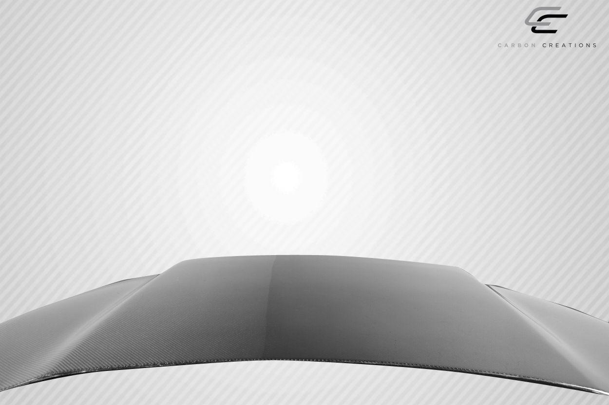 2002-2008 Dodge Ram Carbon Creations Demon Look Carbon Fiber Hood - Image 7