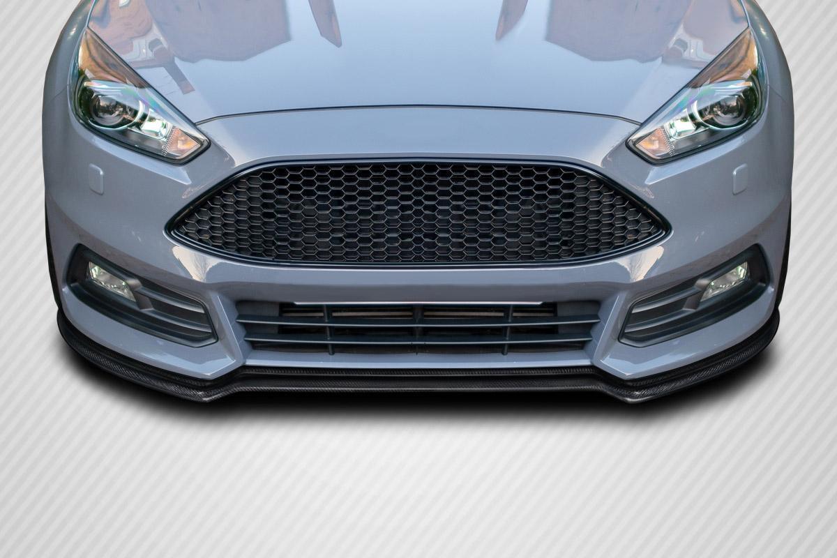 2015-2018 Ford Focus Carbon Creations Max Carbon Fiber Front Lip - Image 1