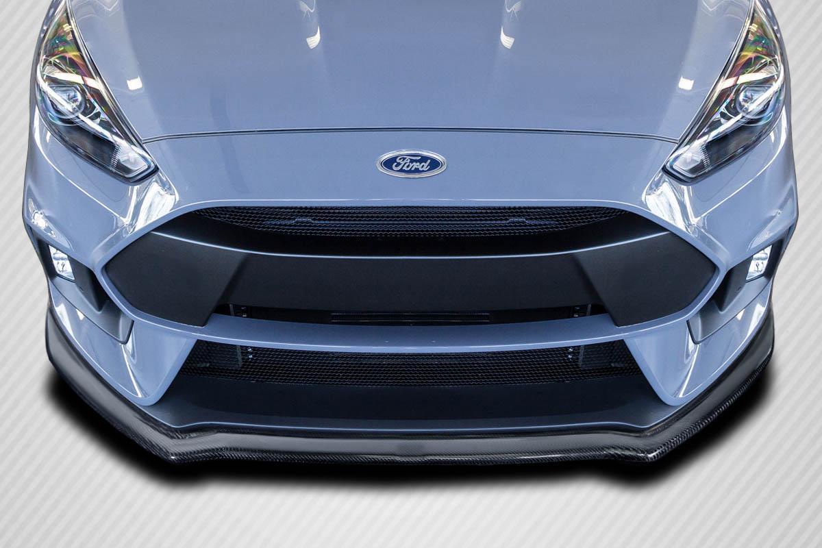 2016-2018 Ford Focus Carbon Creations Max Carbon Fiber Front Lip - Image 1